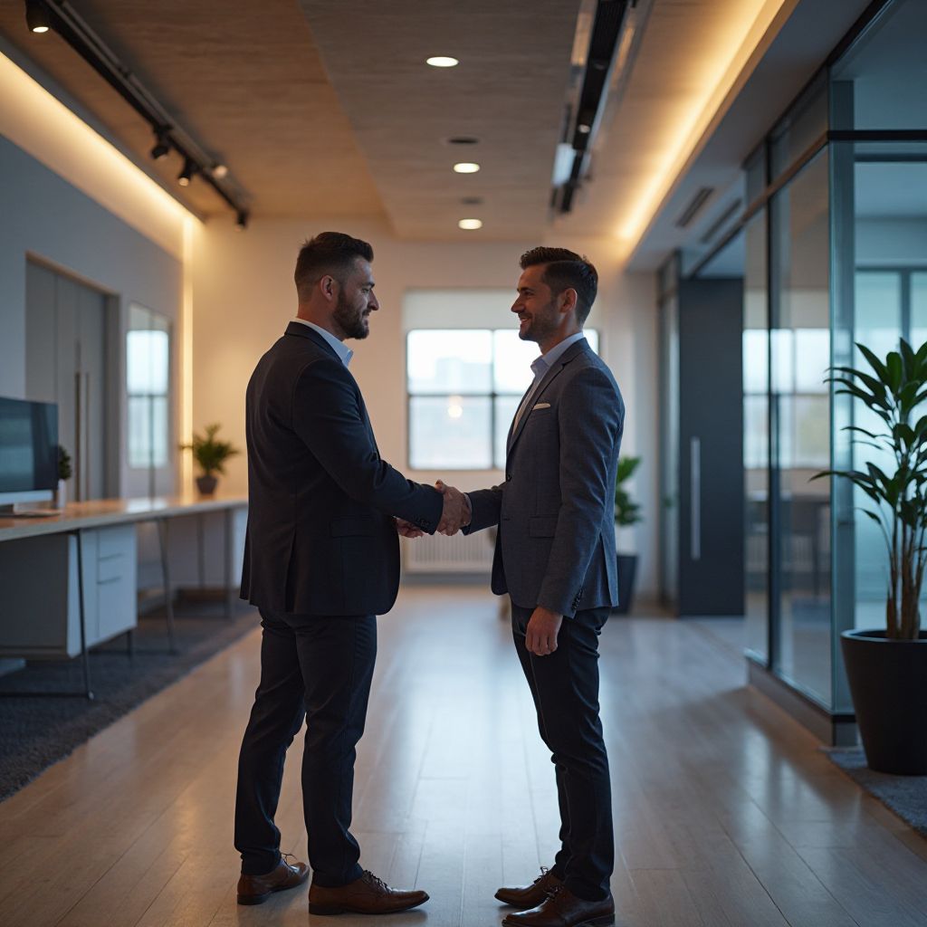 Fondatorii AncientlyYTR în prima zi a companiei